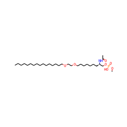 CCCCCCCCCCCCCCCCOCCOCCCCCCC[C@H](CO[P@@](=O)(O)OC)NC(C)=O ZINC000036175920