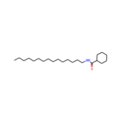 CCCCCCCCCCCCCCCNC(=O)C1CCCCC1 ZINC000038140992