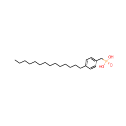 CCCCCCCCCCCCCCc1ccc(CP(=O)(O)O)cc1 ZINC000653840582