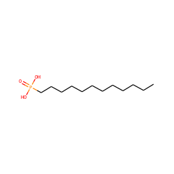 CCCCCCCCCCCCP(=O)(O)O ZINC000001600143