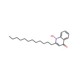 CCCCCCCCCCCCc1cc(=O)c2ccccc2n1O ZINC000043552862