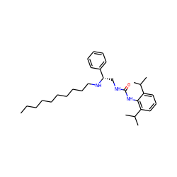 CCCCCCCCCCN[C@@H](CNC(=O)Nc1c(C(C)C)cccc1C(C)C)c1ccccc1 ZINC000036330953