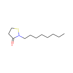 CCCCCCCCN1SCCC1=O ZINC000073166954