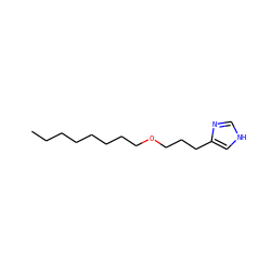 CCCCCCCCOCCCc1c[nH]cn1 ZINC000043300181