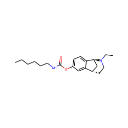 CCCCCCNC(=O)Oc1ccc2c(c1)[C@H]1CCN(CC)[C@H]2C1 ZINC000169364478