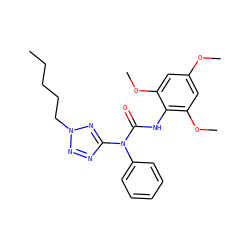 CCCCCn1nnc(N(C(=O)Nc2c(OC)cc(OC)cc2OC)c2ccccc2)n1 ZINC000029469195