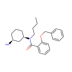 CCCCN(C(=O)c1ccccc1OCc1ccccc1)[C@@H]1CCC[C@H](N)C1 ZINC000096286345