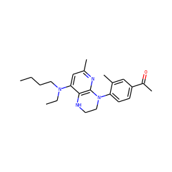 CCCCN(CC)c1cc(C)nc2c1NCCN2c1ccc(C(C)=O)cc1C ZINC000014975089