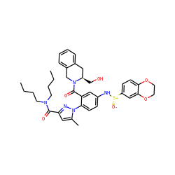 CCCCN(CCCC)C(=O)c1cc(C)n(-c2ccc(N[S@@+]([O-])c3ccc4c(c3)OCCO4)cc2C(=O)N2Cc3ccccc3C[C@H]2CO)n1 ZINC001772650356
