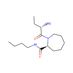 CCCCNC(=O)[C@@H]1CCCCCN1C(=O)[C@@H](N)CC ZINC000013675977
