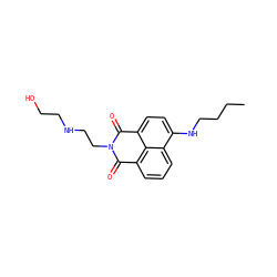 CCCCNc1ccc2c3c(cccc13)C(=O)N(CCNCCO)C2=O ZINC000063539613