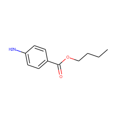 CCCCOC(=O)c1ccc(N)cc1 ZINC000001530937