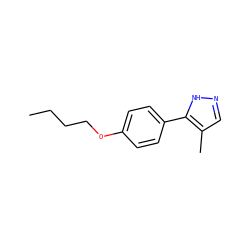CCCCOc1ccc(-c2[nH]ncc2C)cc1 ZINC000013530233