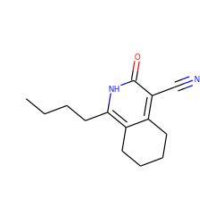 CCCCc1[nH]c(=O)c(C#N)c2c1CCCC2 ZINC000008672075