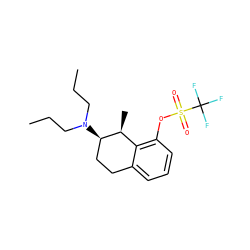 CCCN(CCC)[C@@H]1CCc2cccc(OS(=O)(=O)C(F)(F)F)c2[C@@H]1C ZINC000036187776