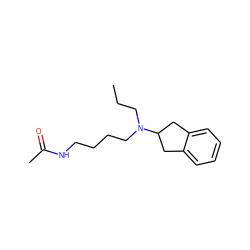 CCCN(CCCCNC(C)=O)C1Cc2ccccc2C1 ZINC000071287389