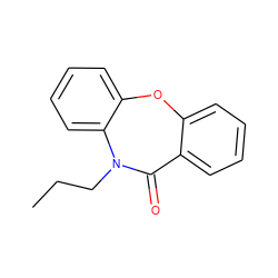 CCCN1C(=O)c2ccccc2Oc2ccccc21 ZINC000000014020