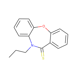 CCCN1C(=S)c2ccccc2Oc2ccccc21 ZINC000000014022