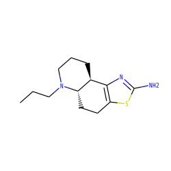 CCCN1CCC[C@H]2c3nc(N)sc3CC[C@@H]21 ZINC000013824122