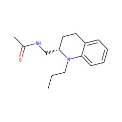 CCCN1c2ccccc2CC[C@H]1CNC(C)=O ZINC000473119906