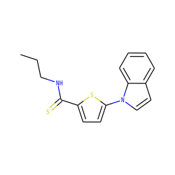 CCCNC(=S)c1ccc(-n2ccc3ccccc32)s1 ZINC000169701585
