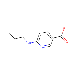 CCCNc1ccc(C(=O)O)cn1 ZINC000019844546