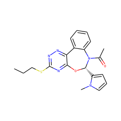 CCCSc1nnc2c(n1)O[C@@H](c1cccn1C)N(C(C)=O)c1ccccc1-2 ZINC000002087265