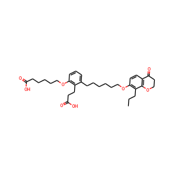 CCCc1c(OCCCCCCc2cccc(OCCCCCC(=O)O)c2CCC(=O)O)ccc2c1OCCC2=O ZINC000003930411