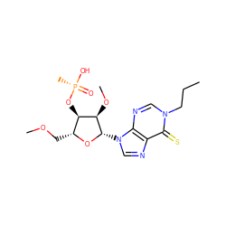 CCCn1cnc2c(ncn2[C@@H]2O[C@H](COC)[C@@H](O[P@](C)(=O)O)[C@H]2OC)c1=S ZINC000096904212