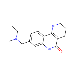 CCN(C)Cc1ccc2c3c(c(=O)[nH]c2c1)CCCN3 ZINC000118734740