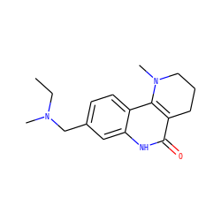 CCN(C)Cc1ccc2c3c(c(=O)[nH]c2c1)CCCN3C ZINC000118733771
