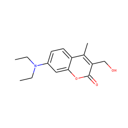 CCN(CC)c1ccc2c(C)c(CO)c(=O)oc2c1 ZINC000000191542
