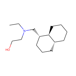 CCN(CCO)C[C@H]1CCC[C@H]2CCCC[C@H]12 ZINC000005766909