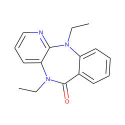 CCN1C(=O)c2ccccc2N(CC)c2ncccc21 ZINC000005842975