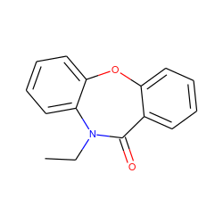 CCN1C(=O)c2ccccc2Oc2ccccc21 ZINC000006385234