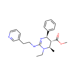 CCN1C(NCCc2cccnc2)=N[C@@H](c2ccccc2)[C@H](C(=O)OC)[C@H]1C ZINC000015937385