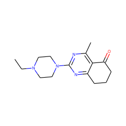 CCN1CCN(c2nc(C)c3c(n2)CCCC3=O)CC1 ZINC000002197286