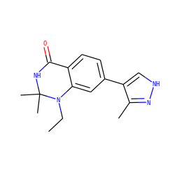 CCN1c2cc(-c3c[nH]nc3C)ccc2C(=O)NC1(C)C ZINC000653856214