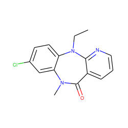 CCN1c2ccc(Cl)cc2N(C)C(=O)c2cccnc21 ZINC000005842805