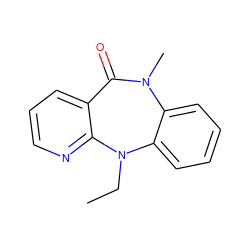 CCN1c2ccccc2N(C)C(=O)c2cccnc21 ZINC000000004743