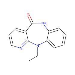 CCN1c2ccccc2NC(=O)c2cccnc21 ZINC000000013192