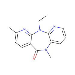 CCN1c2nc(C)ccc2C(=O)N(C)c2cccnc21 ZINC000005841344