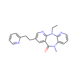 CCN1c2ncc(CCc3ccccn3)cc2C(=O)N(C)c2cccnc21 ZINC000005842319