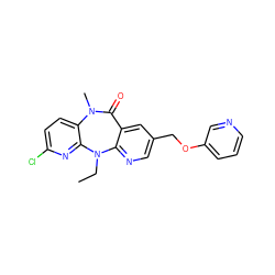 CCN1c2ncc(COc3cccnc3)cc2C(=O)N(C)c2ccc(Cl)nc21 ZINC000005841433
