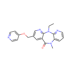 CCN1c2ncc(COc3ccncc3)cc2C(=O)N(C)c2cccnc21 ZINC000005842374
