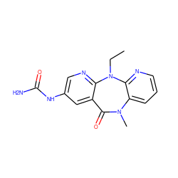 CCN1c2ncc(NC(N)=O)cc2C(=O)N(C)c2cccnc21 ZINC000005842398