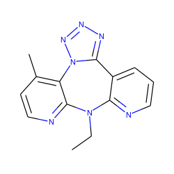 CCN1c2ncccc2-c2nnnn2-c2c(C)ccnc21 ZINC000005841712