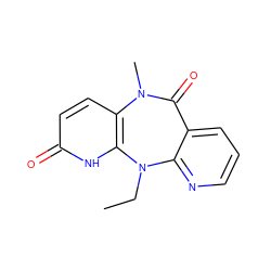 CCN1c2ncccc2C(=O)N(C)c2ccc(=O)[nH]c21 ZINC000013744646