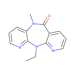 CCN1c2ncccc2C(=O)N(C)c2cccnc21 ZINC000000013212