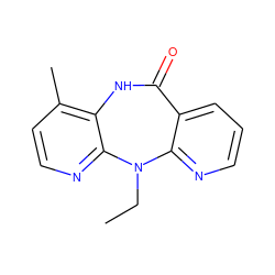 CCN1c2ncccc2C(=O)Nc2c(C)ccnc21 ZINC000005842178